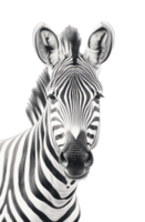 Zebra animal illustration, nature conservation, black and white png