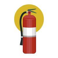 Fire extinguisher flat icon. - Vector. vector