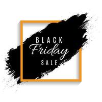 Black friday sale banner in grunge style. - Vector. vector