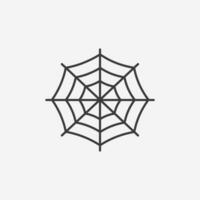 Spiderweb icon vector. Cobweb symbol. vector