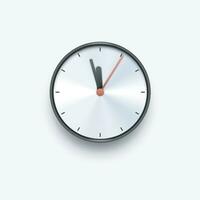 modern clock front vector