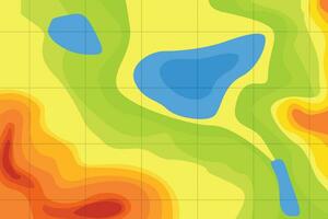 paper map mountain vector