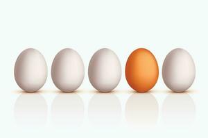 colorful egg set vector