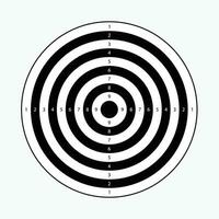 target simple flat design vector