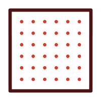 Dots Per Inch Vector Thick Line Two Color Icons For Personal And Commercial Use.