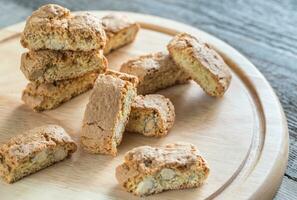 Cantuccini with almonds photo