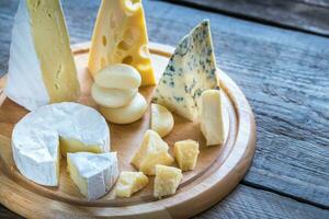 Various types of cheese photo