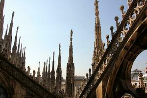 Milan Italy 08 . 09. 2022. Milan is a large city in northern Italy, located in Lombardy. photo