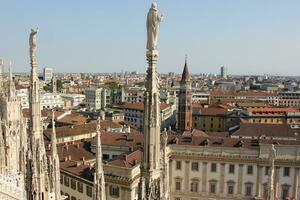 Milan Italy 08 . 09. 2022. Milan is a large city in northern Italy, located in Lombardy. photo
