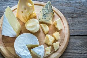 Various types of cheese photo