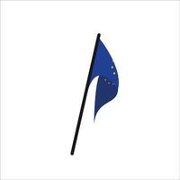 Europe flag icon vector