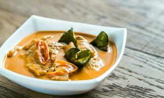 Thai panang curry photo