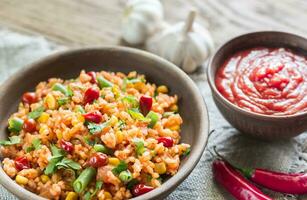 Mexican Rice bowl photo