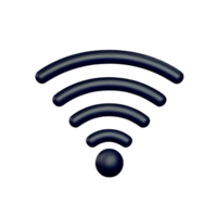 trådlös signal wiFi ai generativ png
