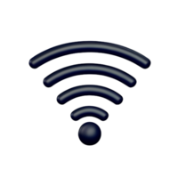 kabellos Signal W-lan ai generativ png