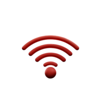 inalámbrico señal Wifi ai generativo png