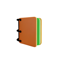 Book Notebook Notepad AI Generative png