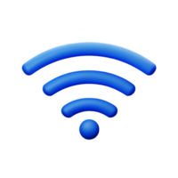 inalámbrico señal Wifi ai generativo png