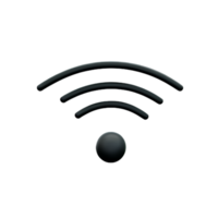 trådlös signal wiFi ai generativ png