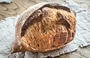 Wholegrain bread loaf photo