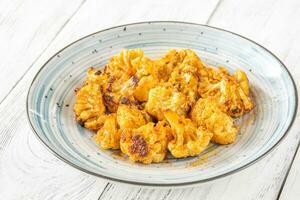 Garlic parmesan roasted cauliflower photo