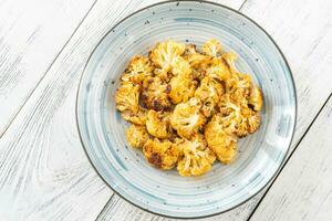 Garlic parmesan roasted cauliflower photo