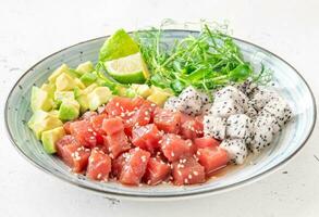 Hawaiian tuna poke photo