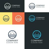 Minimal Vector Logo Template, New Creative Bridge Logo Template