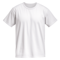 White t shirt mockup t shirt with short sleeves Ai Generative png