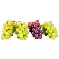 Set of fresh grapes Ai Generative png