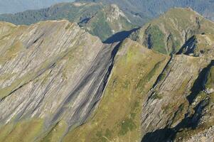 Beautiful mountain landscape in summer photo