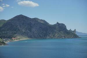 Panoramic view of the Black Sea photo