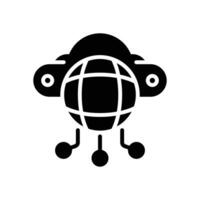 network glyph icon. vector icon for your website, mobile, presentation, and logo design.