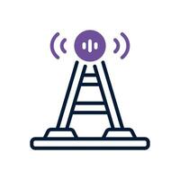 antenna dual tone icon. vector icon for your website, mobile, presentation, and logo design.