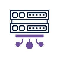 server dual tone icon. vector icon for your website, mobile, presentation, and logo design.