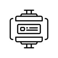 data compress line icon. vector icon for your website, mobile, presentation, and logo design.