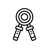 handgrip line icon. vector icon for your website, mobile, presentation, and logo design.
