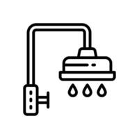 shower line icon. vector icon for your website, mobile, presentation, and logo design.