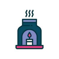 aromatherapy filled color icon. vector icon for your website, mobile, presentation, and logo design.