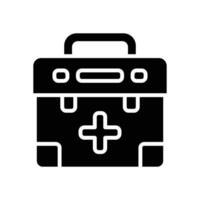 first aid kit glyph icon. vector icon for your website, mobile, presentation, and logo design.