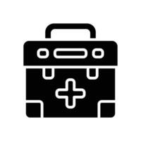 first aid kit glyph icon. vector icon for your website, mobile, presentation, and logo design.