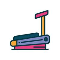 treadmill filled color icon. vector icon for your website, mobile, presentation, and logo design.