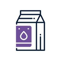 milk dual tone icon. vector icon for your website, mobile, presentation, and logo design.