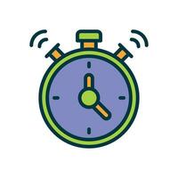 stopwatch filled color icon. vector icon for your website, mobile, presentation, and logo design.