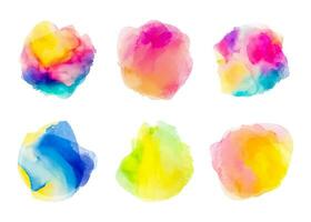 watercolor vector stain set. background for texts