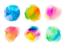 watercolor vector stain set. background for texts