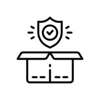 product protection line icon. vector icon for your website, mobile, presentation, and logo design.