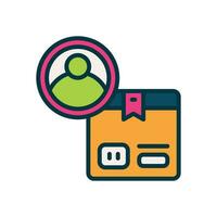 product management filled color icon. vector icon for your website, mobile, presentation, and logo design.