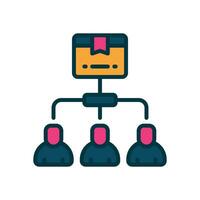 structure filled color icon. vector icon for your website, mobile, presentation, and logo design.