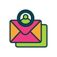 posting filled color icon. vector icon for your website, mobile, presentation, and logo design.